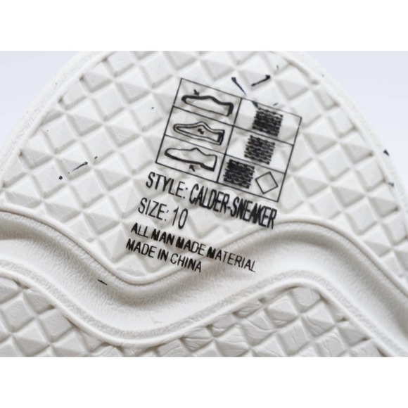 Yoki Calder Womens 10 Sneakers Beige Knit Lace Up Chunky Retro Fashion Shoes - Picture 9 of 10